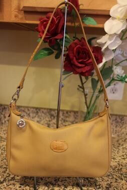 Longchamp Planetes Nylon embossed leather Shoulder Bag purse (pu220